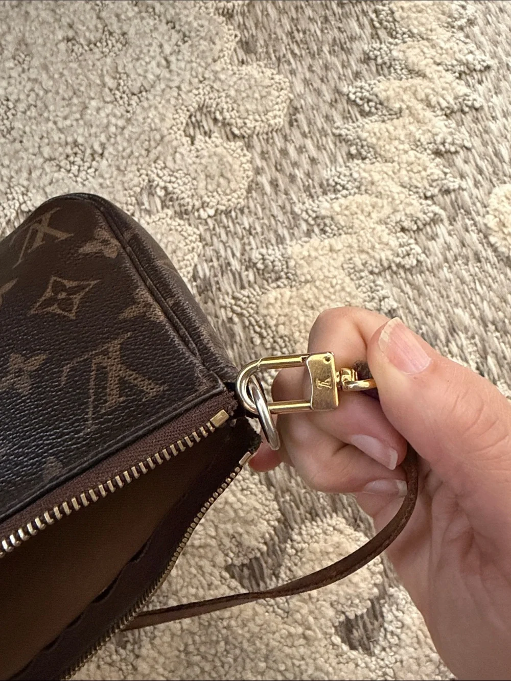 Louis Vuitton Monogram Canvas Pouchette